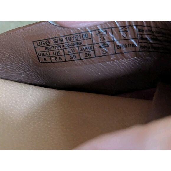 UGG Womens Adriana Wedge Platform Sandal Brown US Size 8 EU 39 Excellent - Picture 8 of 9